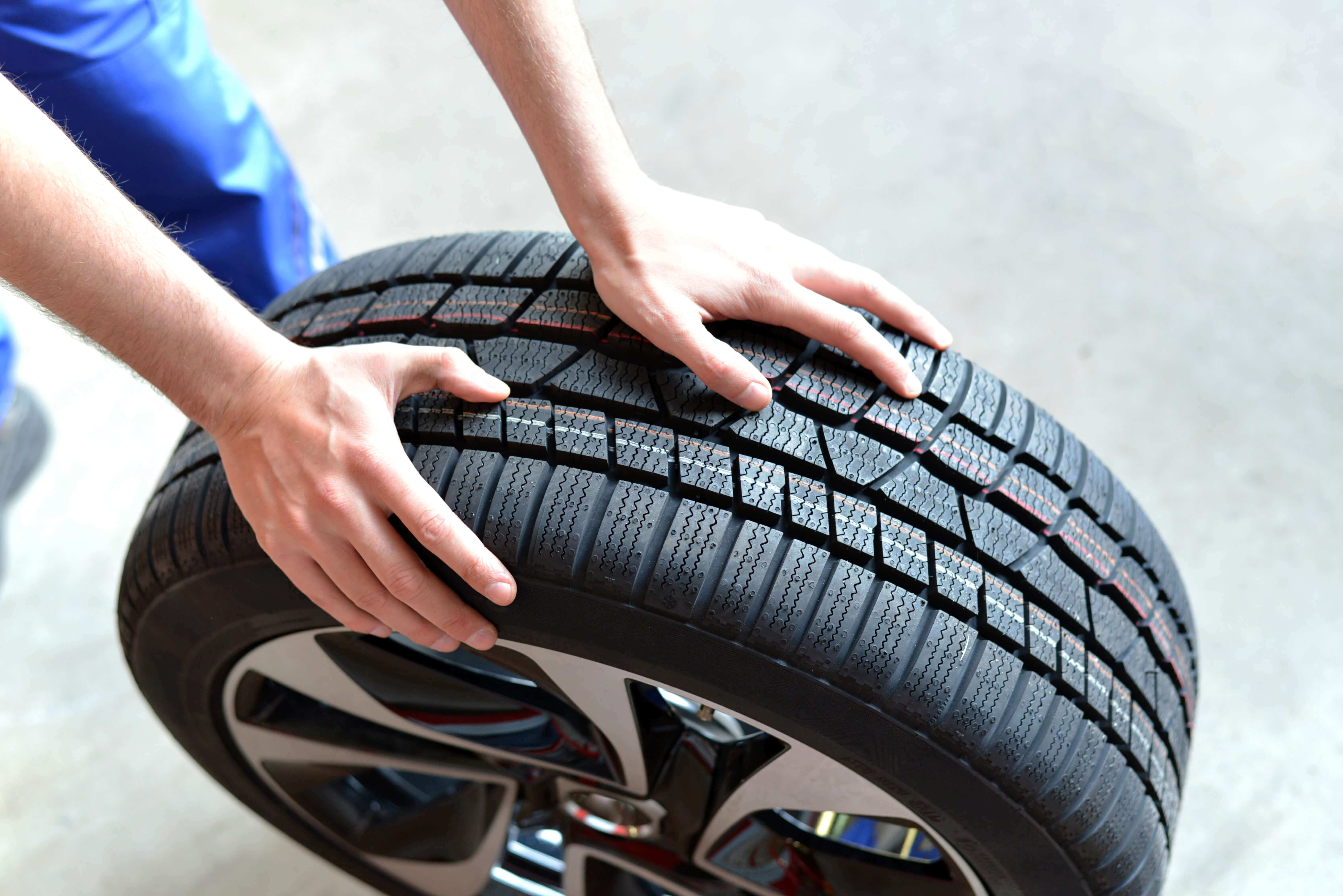 tyres menu button